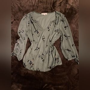 BLOUSOLOGY blouse, S/P, GREEN